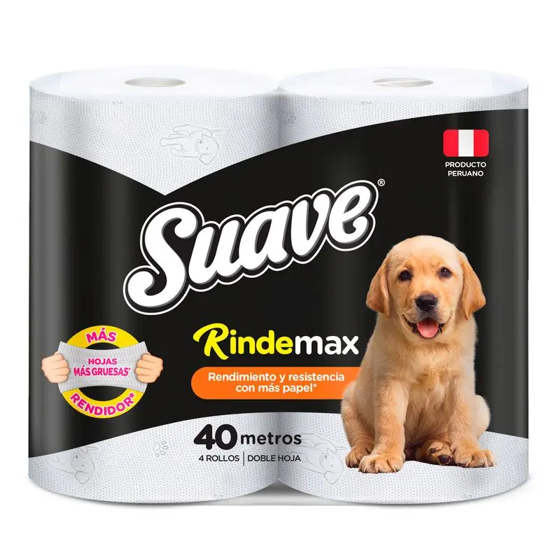 Papel Higiénico Suave Empaque 4 Rollos